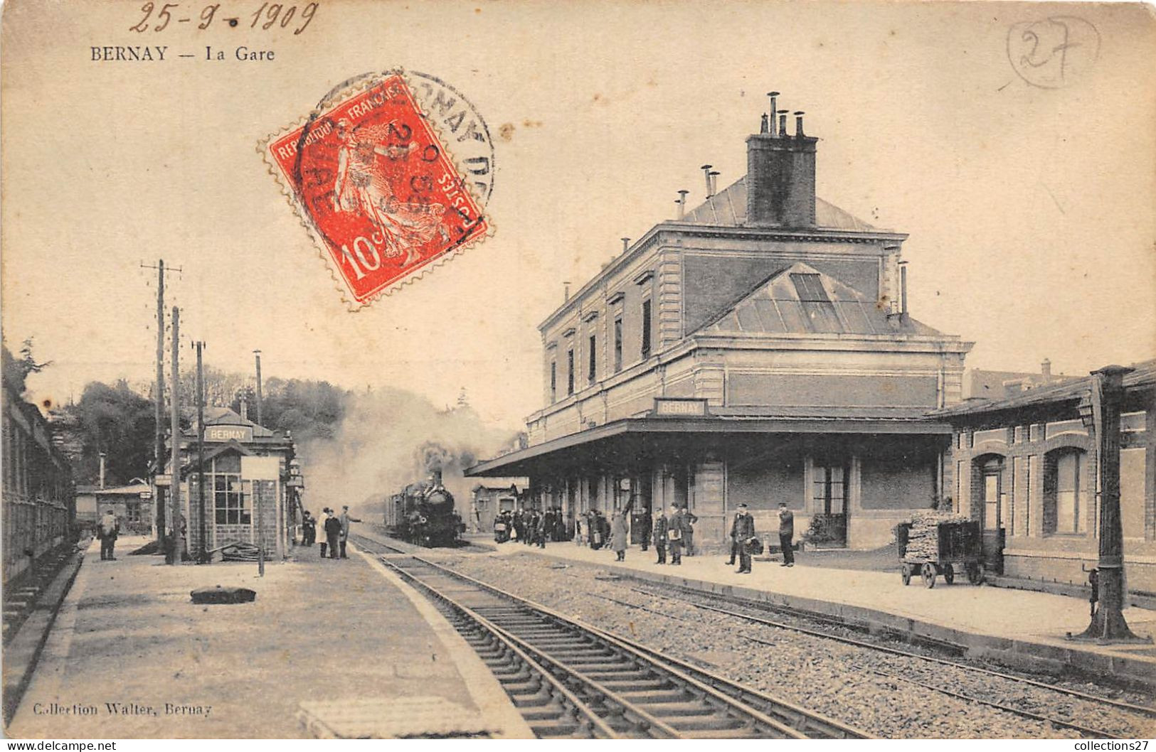 27-BERNAY- LA GARE - Bernay