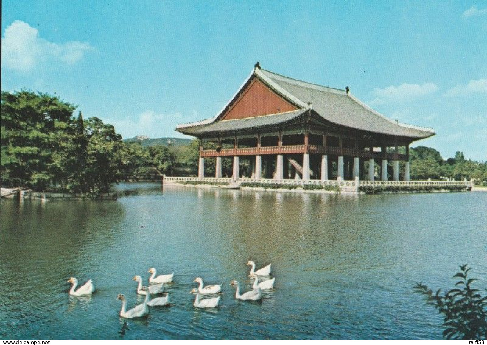 1 AK Südkorea * Gyeonghoeru Gebäude Auf Einer Künstlichen Insel Im Gyeongbok Palast In Seoul * - Corée Du Sud