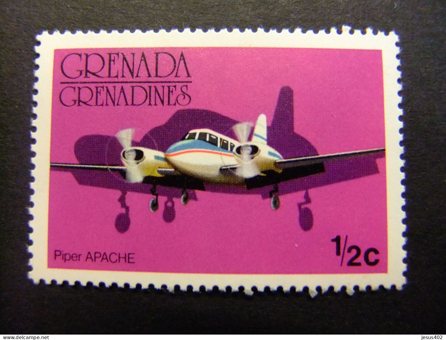 41 GRENADA GRENADINES 1976 / AVIÓN PIPER " APACHE " / YVERT 164 MNH - Grenade (1974-...)