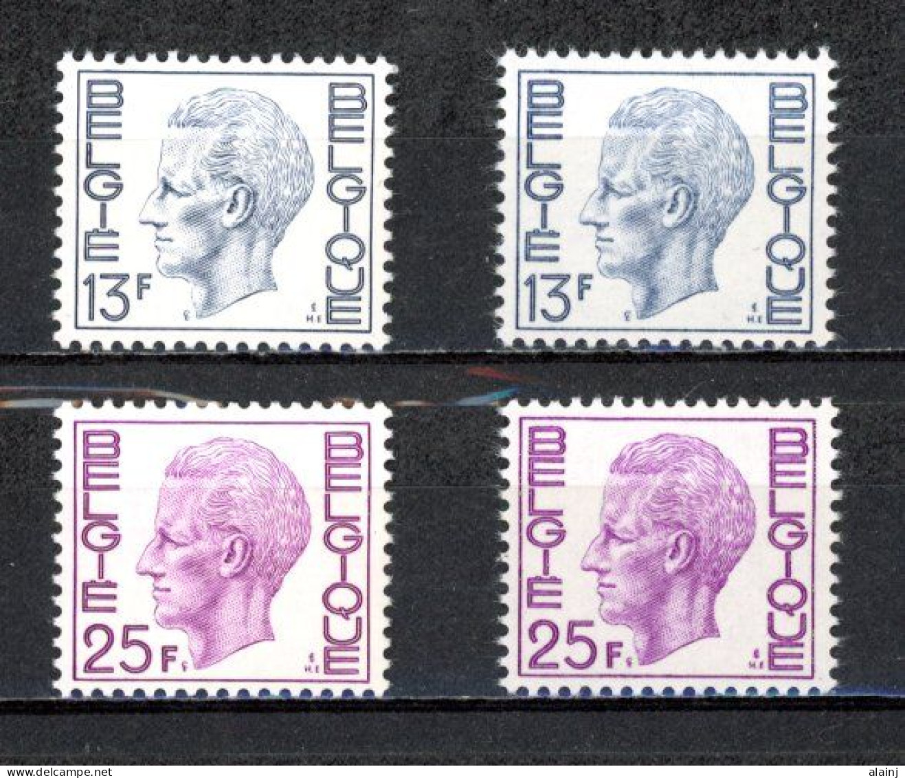 BE   1747- 1748  P3 Et P5   XX    ---    Les Deux Valeurs Et Les Deux Papiers - 1970-1980 Elström