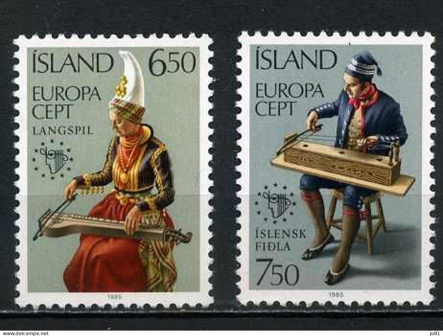 Islande YT 585-586 Neuf Sans Charnière XX MNH Europa 1985 - Unused Stamps