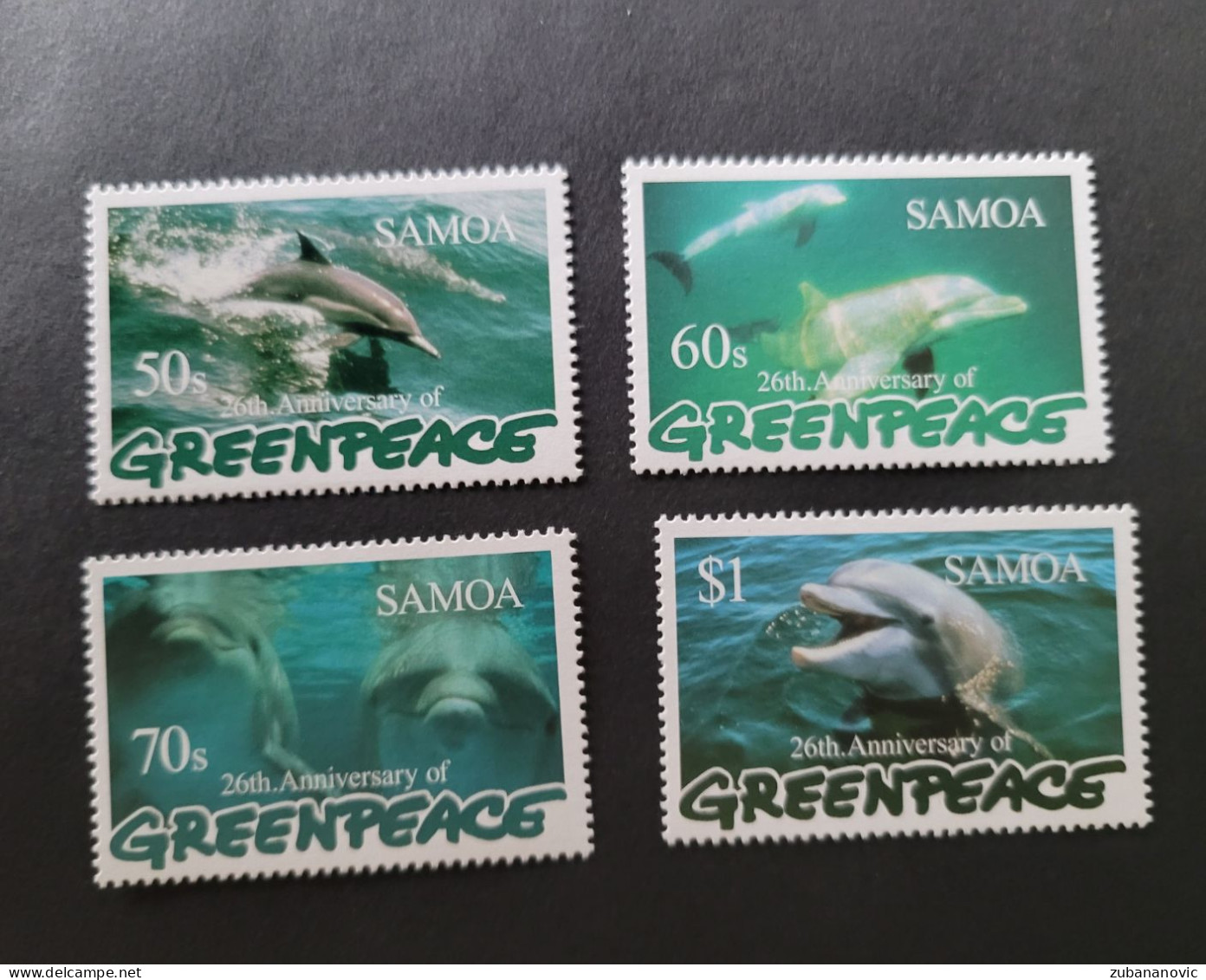 Samoa Dolphins Greenpeace 1997 - Delfine