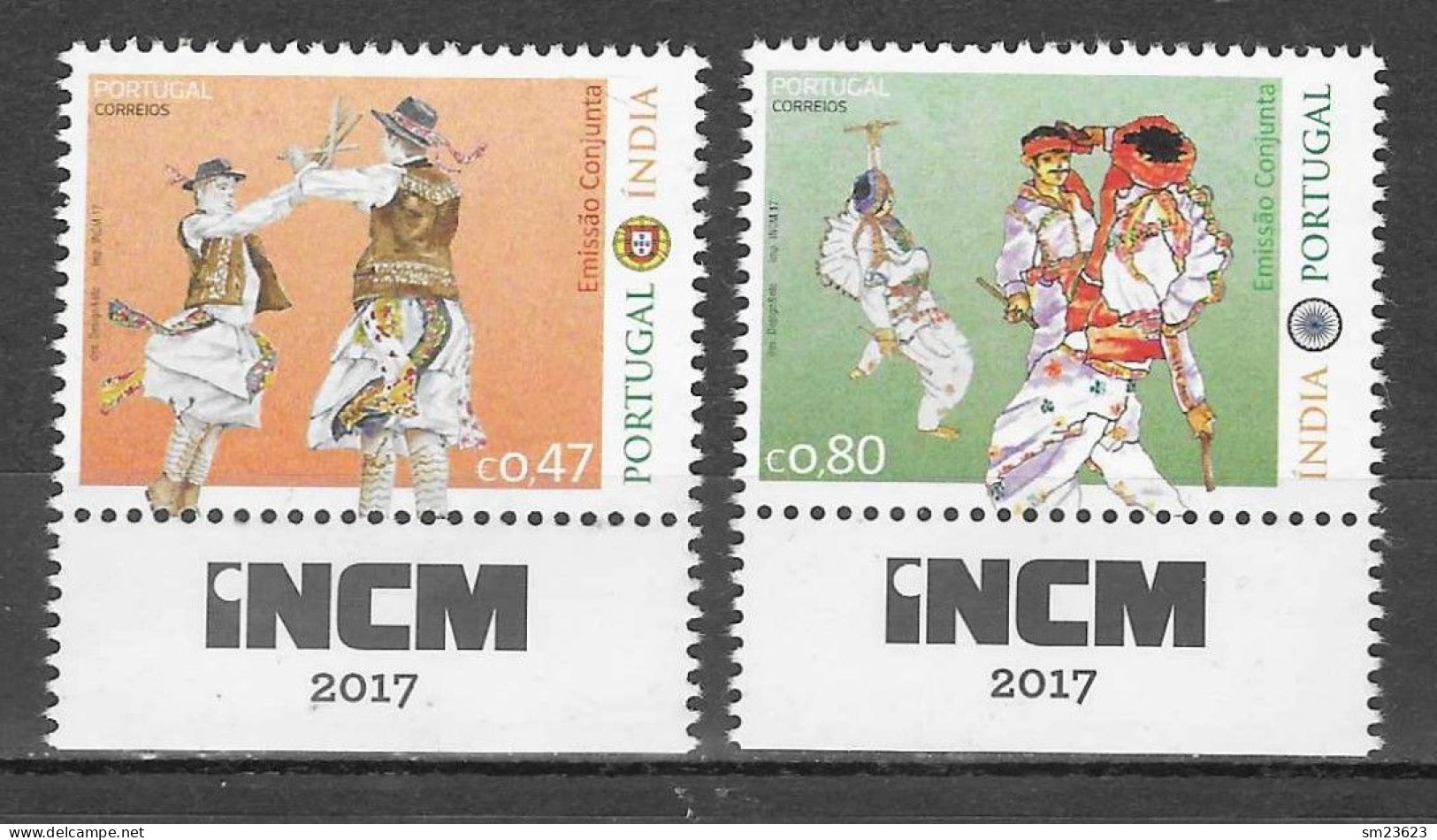 Portugal  2017 Mi.Nr. 4226 / 27, Emissäo Conjunta Portugal / India - Postfrisch / MNH / (**) - Unused Stamps