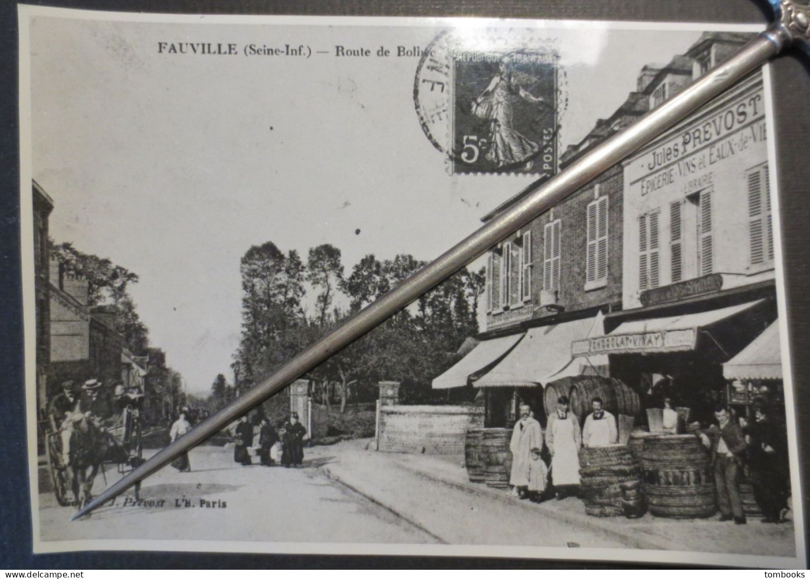 76 - Fauville - Reproduction Photographique - Route De Bolbec - Collection De L'Art Sacré - Photo ASSM - TBE - - Orte