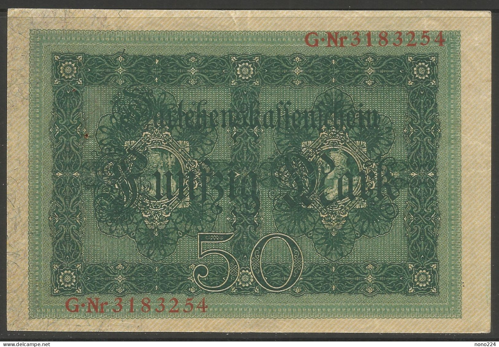 Billet 50 Mark De 1914 ( Allemagne ) - Bundeskassenschein