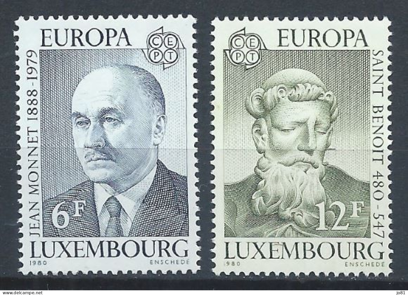 Luxembourg YT 959-960 Neuf Sans Charnière XX MNH Europa 1980 - Unused Stamps