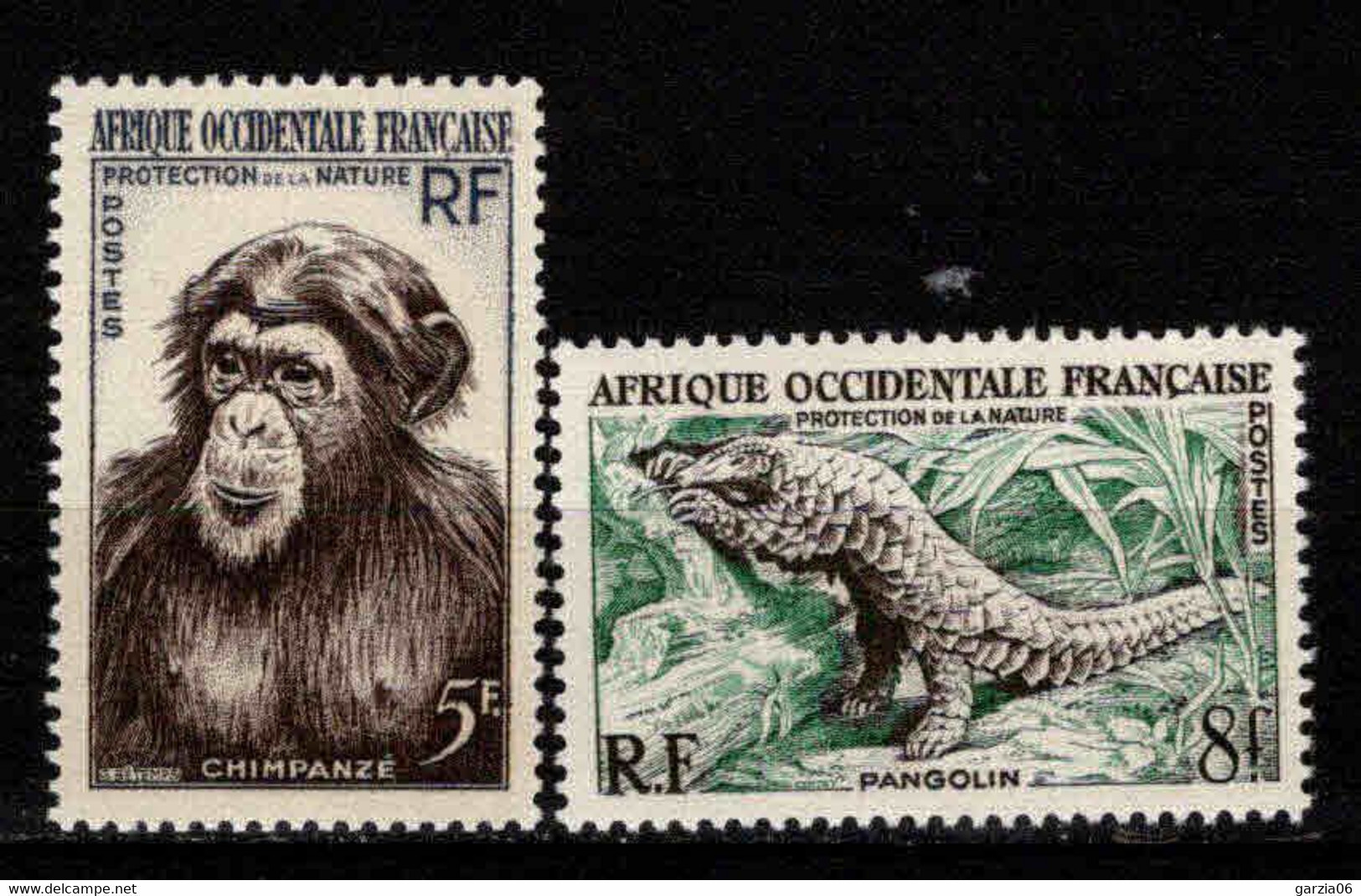 AOF - 1955 - Protection De La Nature - N° 51/52  - Neufs ** - MNH - Unused Stamps
