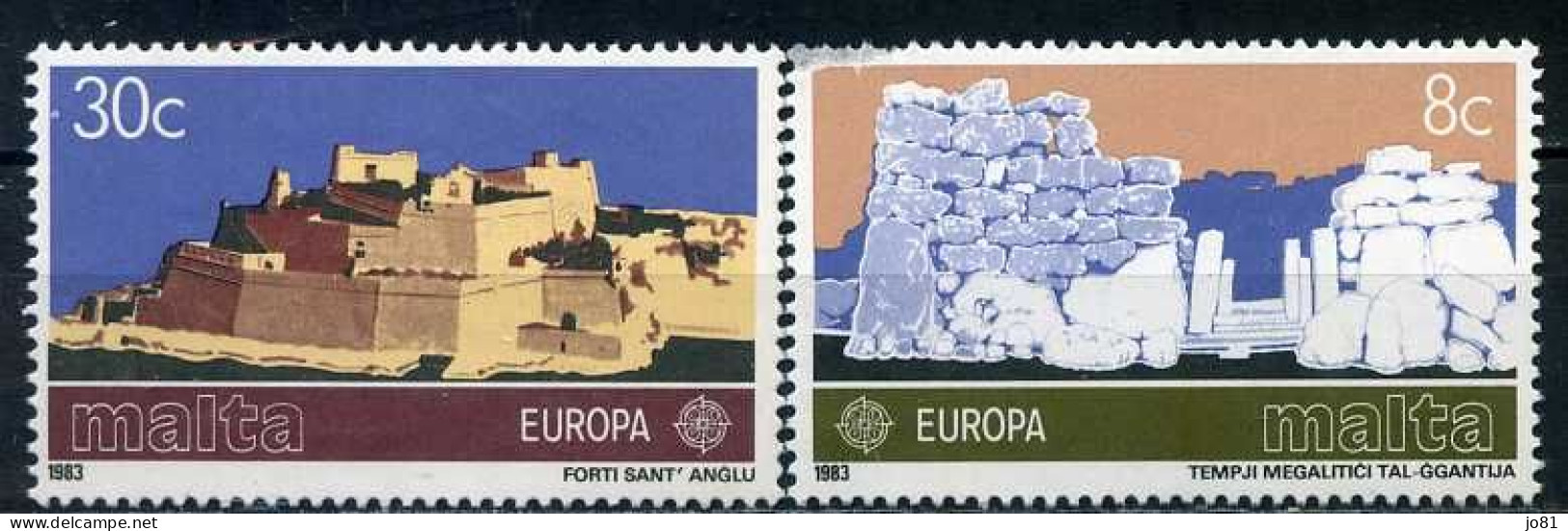 Malte YT 668-669 Neuf Sans Charnière XX MNH Europa 1983 - Malta