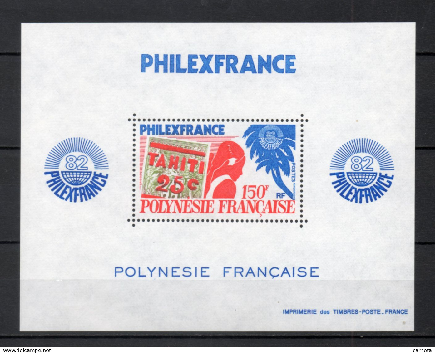 POLYNESIE  BLOC  N°  6   NEUF SANS CHARNIERE COTE  21.00€     EXPOSITION PHILATELIQUE PHILEXFRANCE - Blocchi & Foglietti