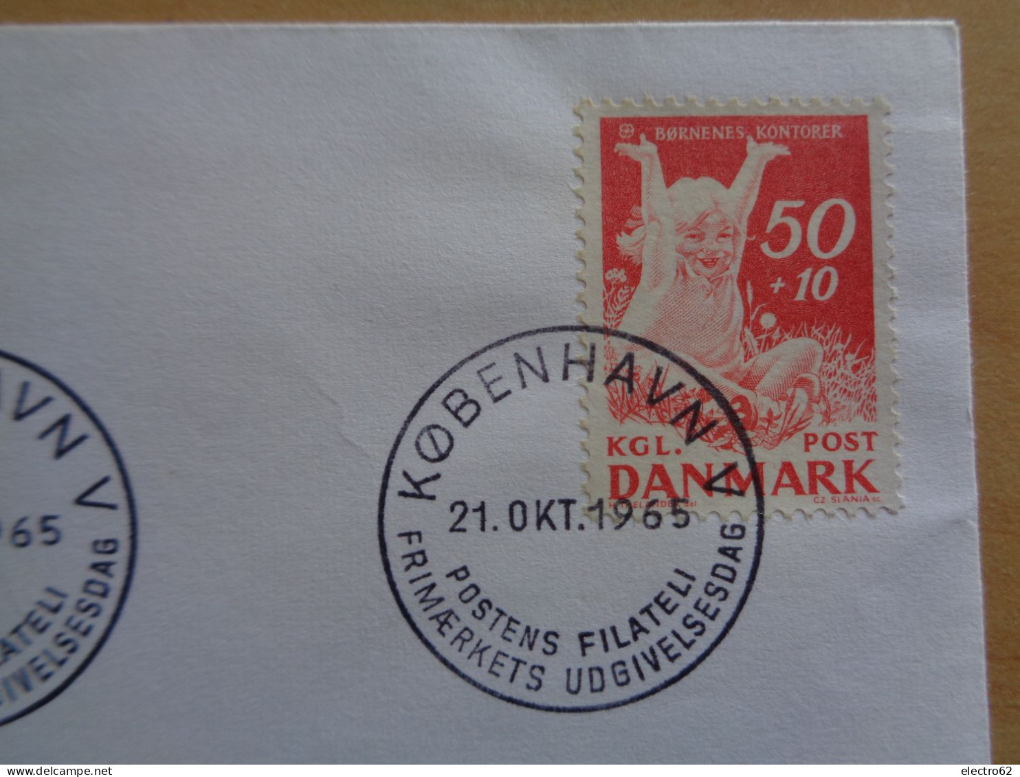 FDC Danemark  Enfant   Jouet Children Denmark Kinder Büro Child 1965 Enfants Kind Niño Niños Bambini Bambino - Sonstige & Ohne Zuordnung