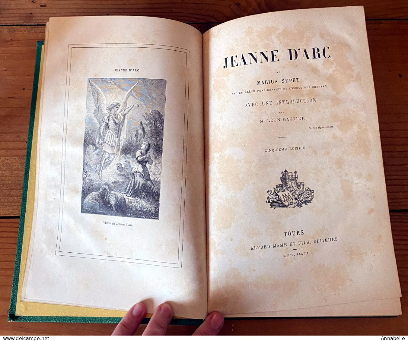 Jeanne D'Arc Par Marius Sepet (1877) - 1801-1900