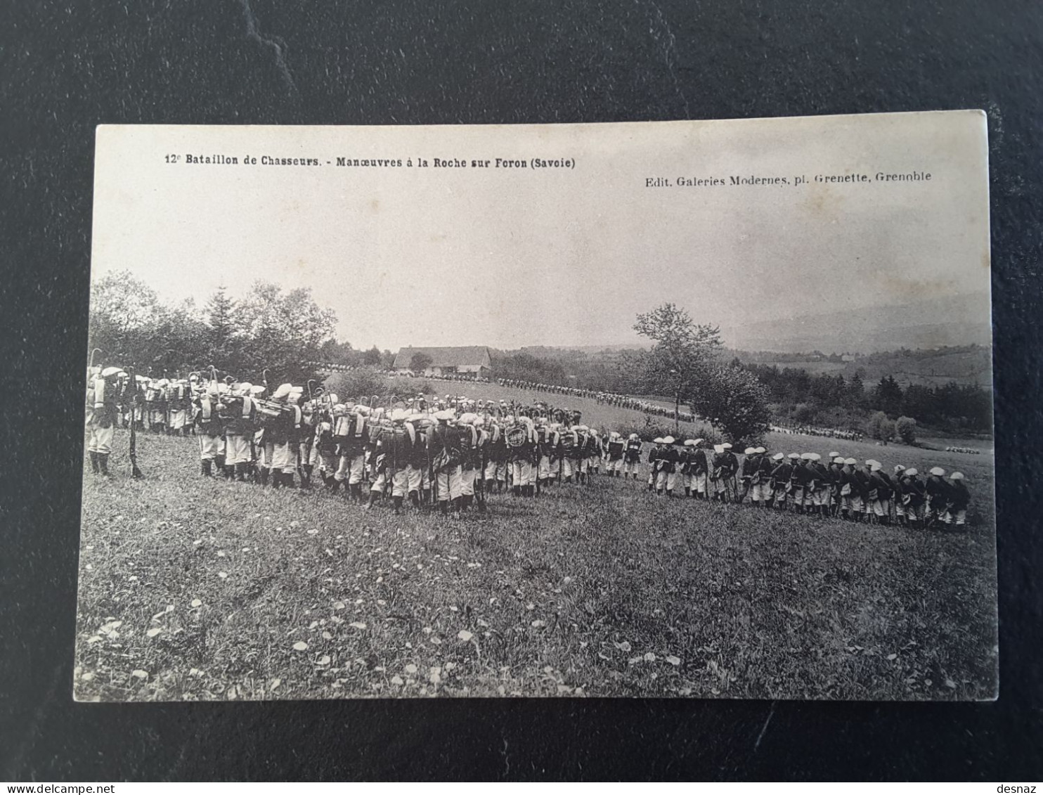 La Roche Sur Foron Bataillon De Chasseurs Alpins Manoeuvres - La Roche-sur-Foron