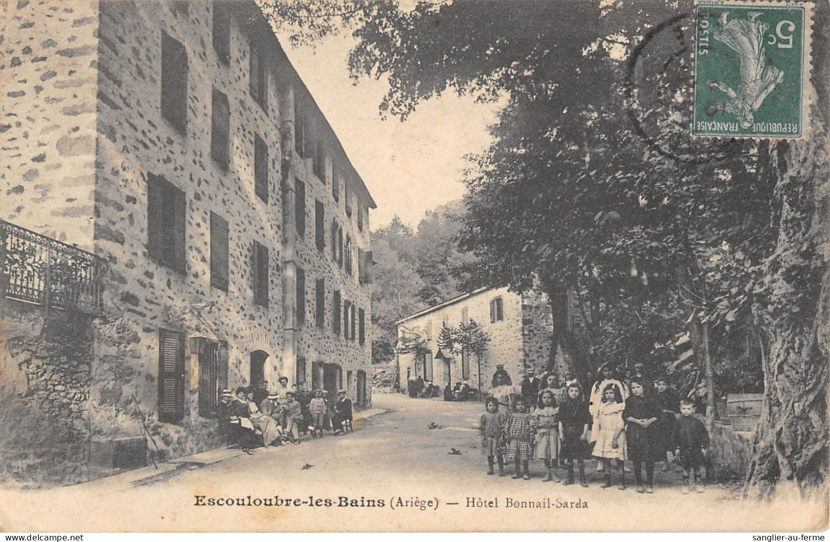 CPA 11 ESCOULOUBRE LES BAINS / HOTEL BONNAIL SARDA - Andere & Zonder Classificatie