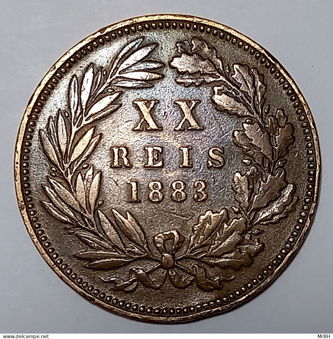 Portugal. V, X, XX Réis 1882-1905 (21 Monnaies) - Portugal