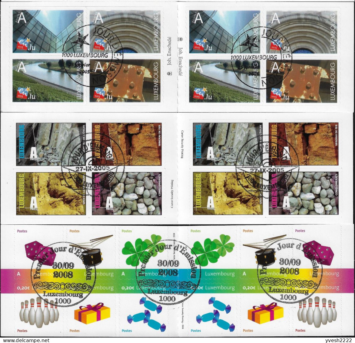 Luxembourg, Petit Lot De 7 Carnets. Voir Scans - Postzegelboekjes
