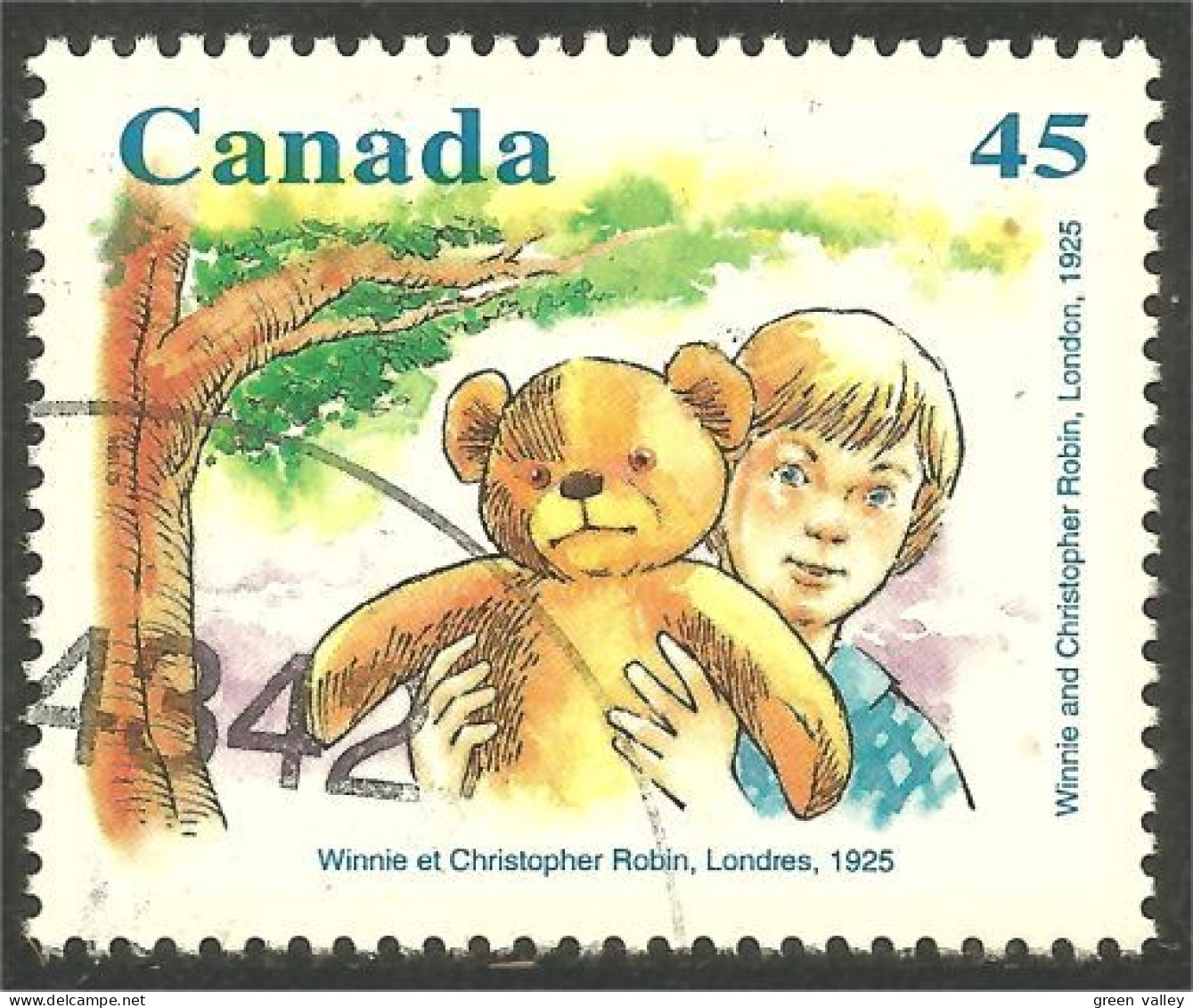 XW02-0007 Canada Winnie Lt Colebourn Ourson Ours Bear Bare Soportar Orso Suportar Lait Milk Milch - Usati