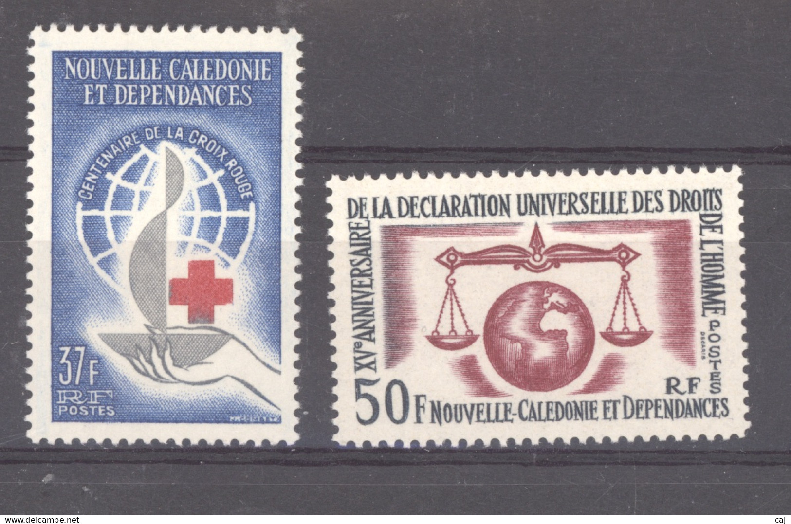 Nouvelle Calédonie  :  Yv  312-13  * - Unused Stamps