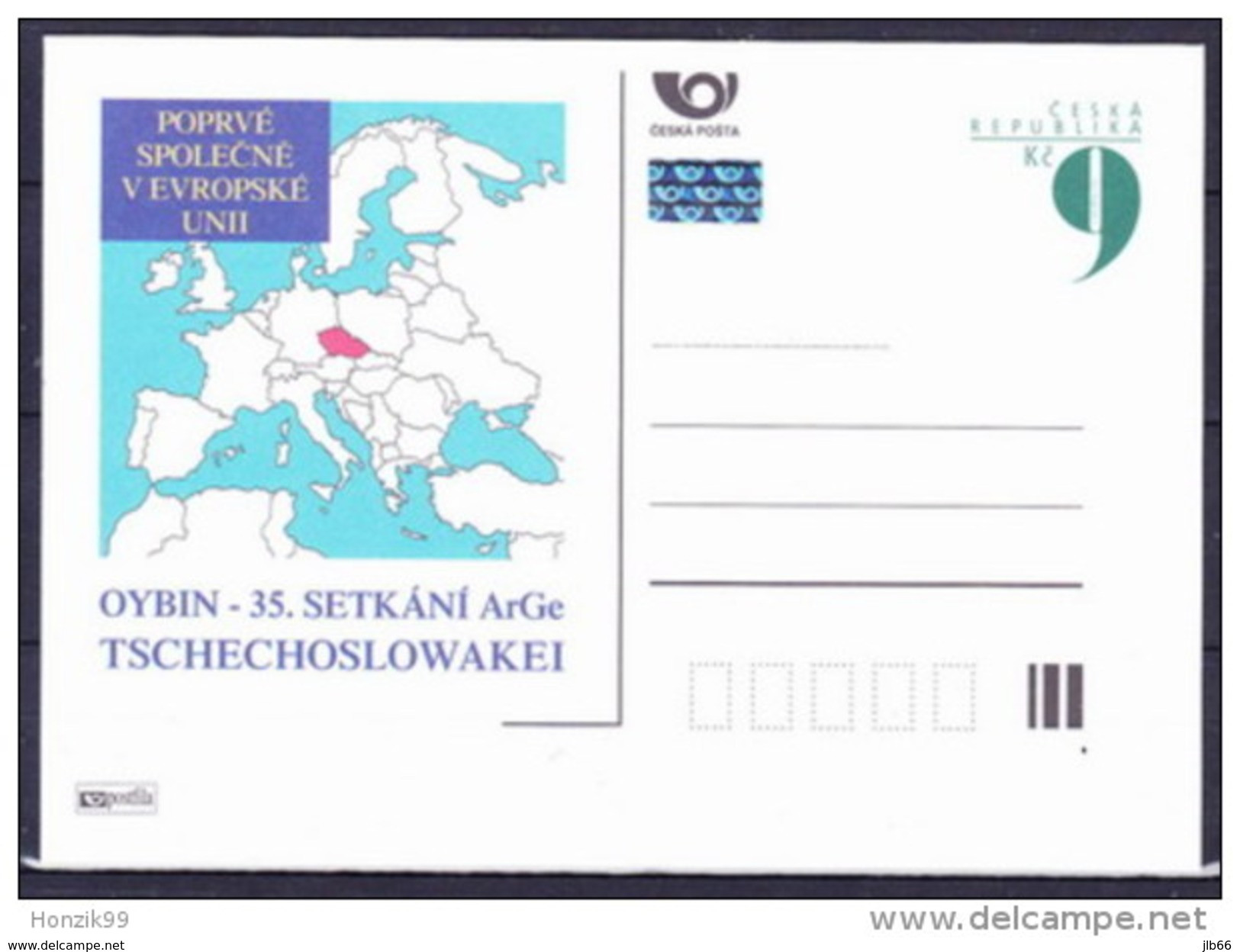 Entier Postal Tchèque Neuf 2004 35. SETKANI ArGe à OYBIN - Postales