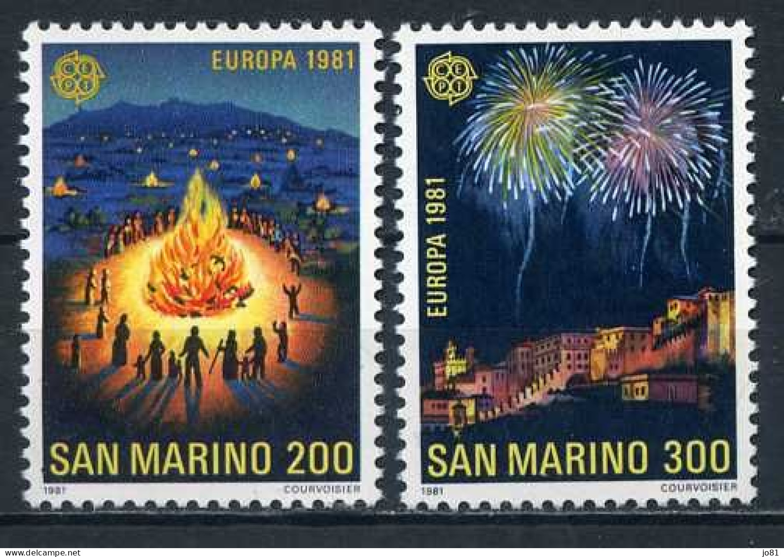 Saint-Marin YT 1024-1025 Neuf Sans Charnière XX MNH Europa 1981 - Ungebraucht