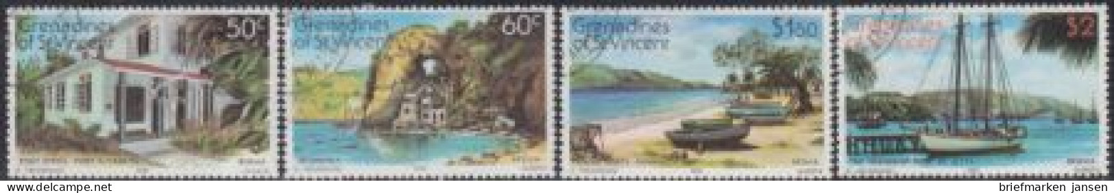 St.Vincent-Grenadinen Mi.Nr. 202-05 Insel Bequia (4 Werte) - St.Vincent (1979-...)