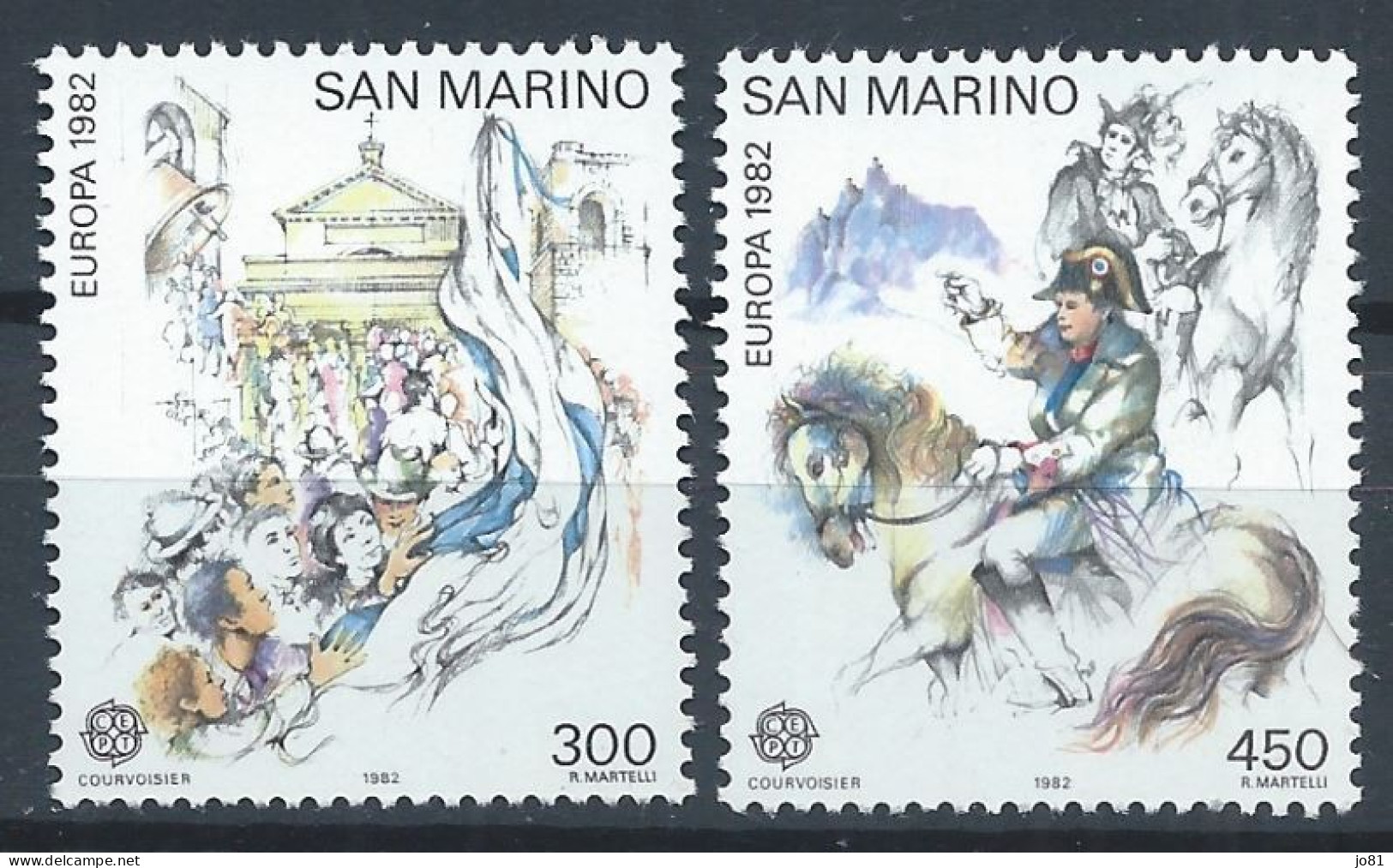 Saint-Marin YT 1055-1056 Neuf Sans Charnière XX MNH Europa 1982 - Neufs