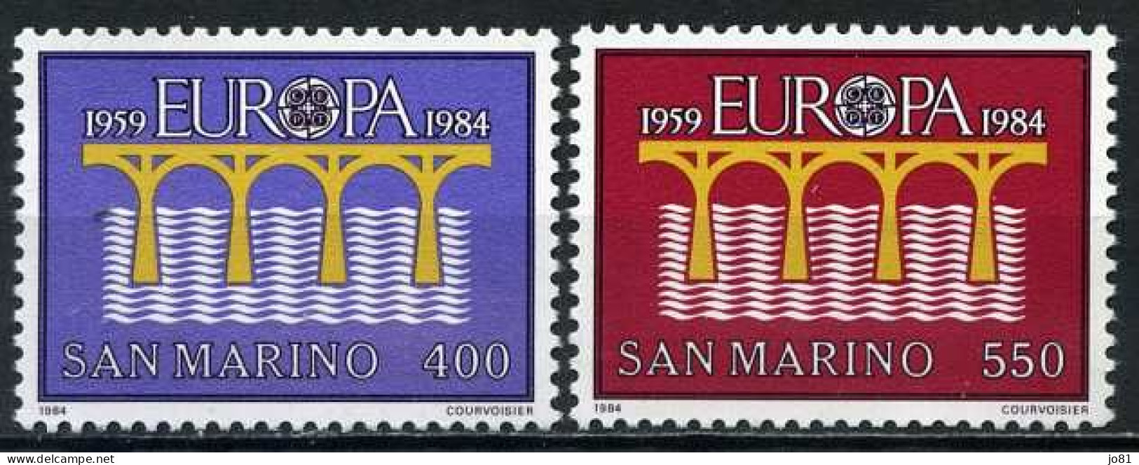 Saint-Marin YT 1090-1091 Neuf Sans Charnière XX MNH Europa 1984 - Ongebruikt