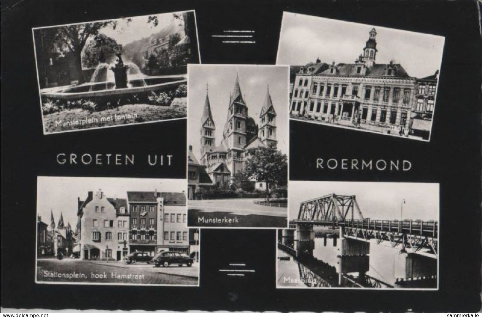 61120 - Niederlande - Roermond - U.a. Munsterplein Met Fontein - Ca. 1965 - Roermond