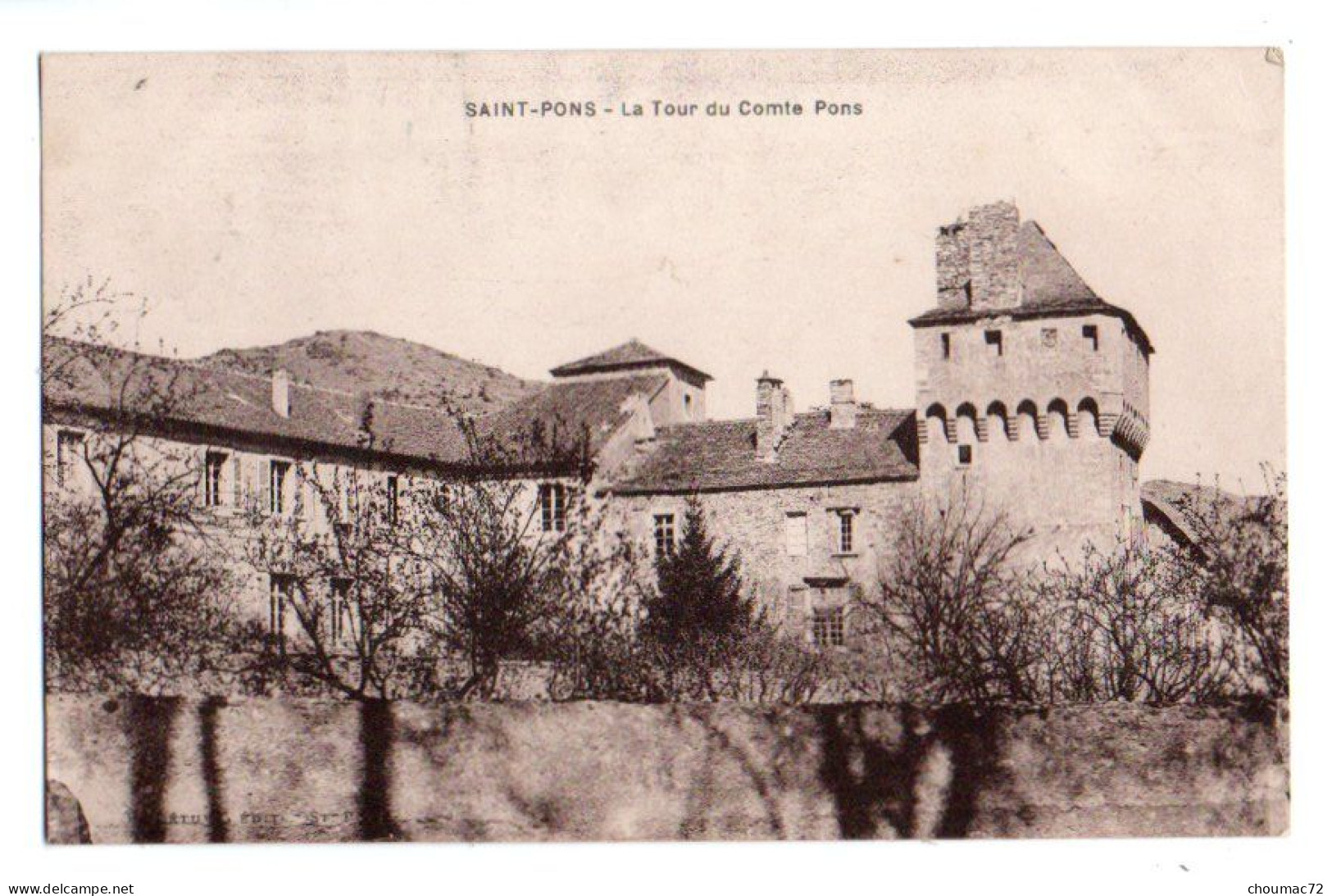 (34) 348, Saint St Pons, La Tour Du Comte Pons - Saint-Pons-de-Thomières