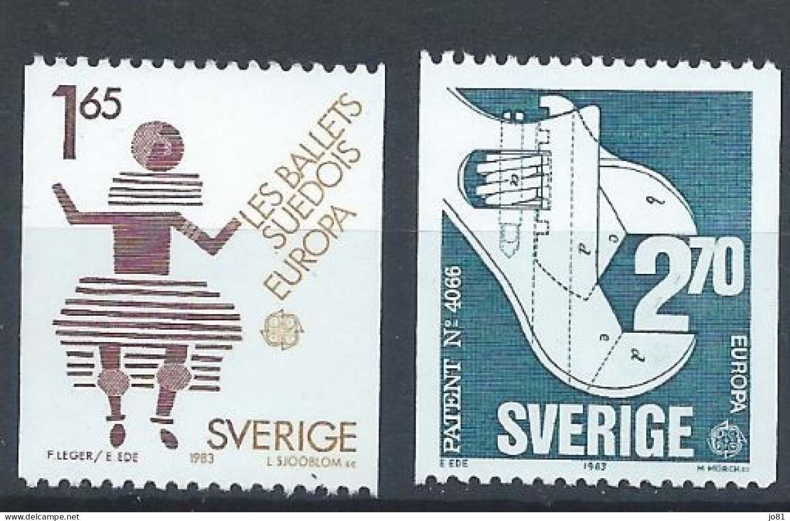 Suède YT 1219-1220  Neuf Sans Charnière XX MNH Europa 1983 - Unused Stamps