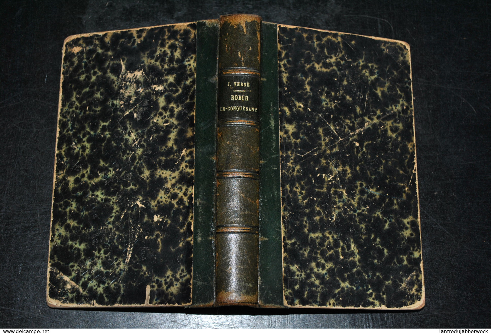 Jules VERNE Robur Le Conquérant 6è édition HETZEL 1886 Reliure Cuir Les Voyages Extraordinaires - Auteurs Classiques