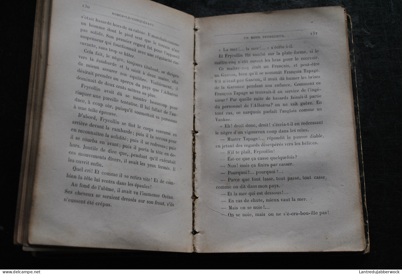 Jules VERNE Robur Le Conquérant 6è édition HETZEL 1886 Reliure Cuir Les Voyages Extraordinaires - Auteurs Classiques
