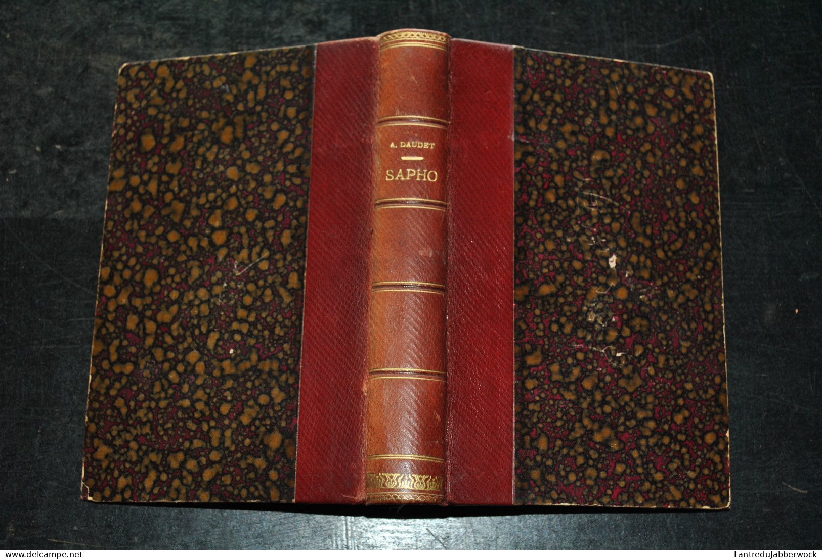 Alphonse DAUDET SAPHO Moeurs Parisiennes Illustrations De Rossi Myrbach Etc... Flammarion - Erotique Reliure Cuir - Auteurs Classiques