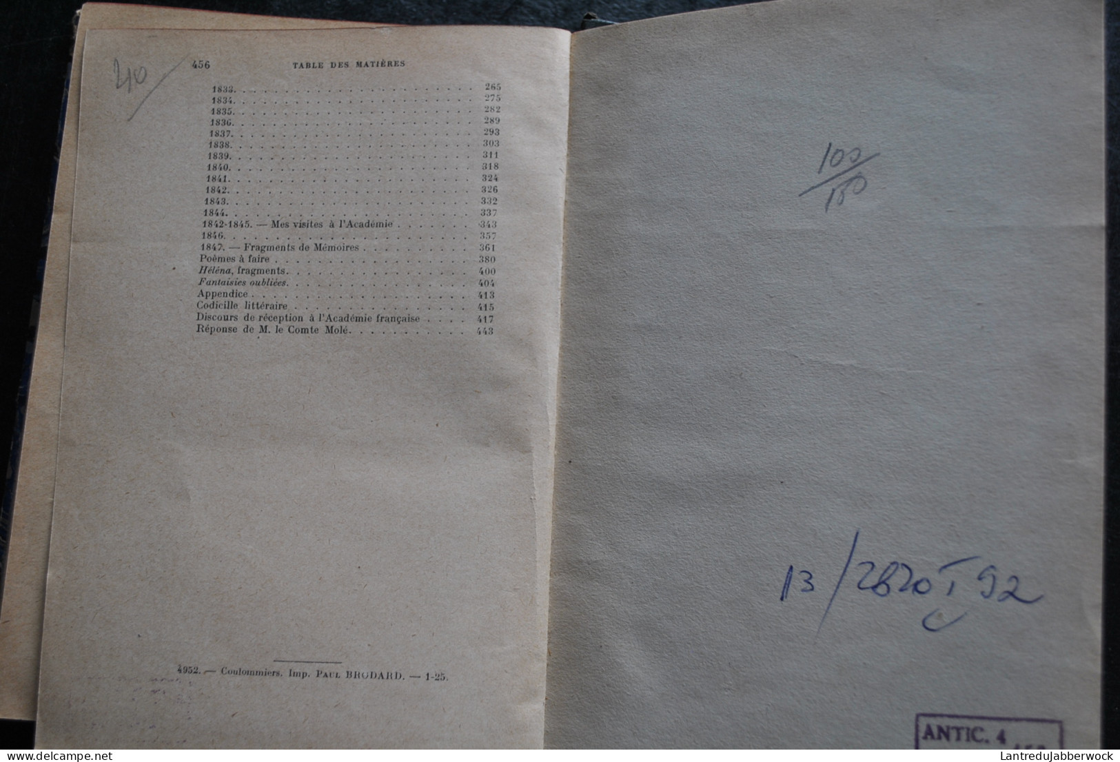 Alfred De Vigny Poésies Et Journal D'un Poète Ouvrage Illustré Collection Des Grands Classiques Français  Reliure Cuir - Autores Franceses