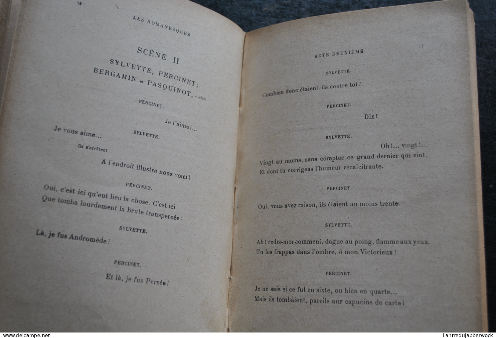 Edmond ROSTAND Les Romanesques Comédie 56è Mille Librairie Charpentier Et Fasquelle 1917 Reliure Cuir - Cyrano - Autores Franceses
