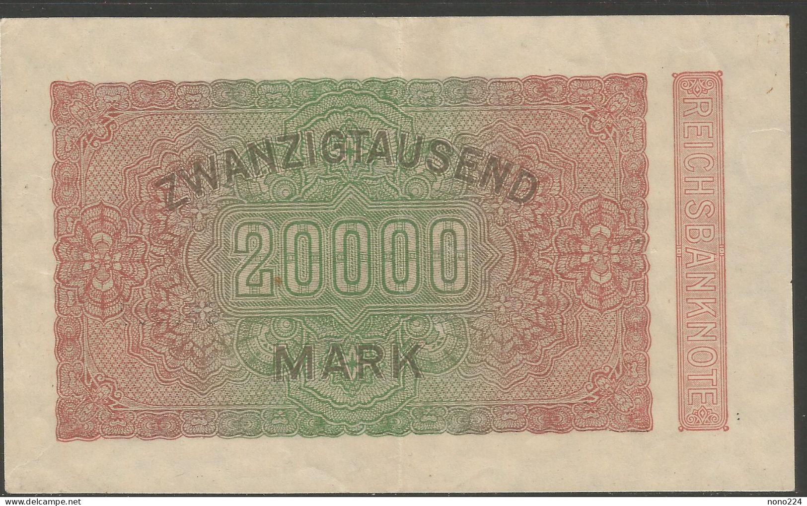 Billet 20000 Mark De 1923 ( Allemagne ) - 20.000 Mark