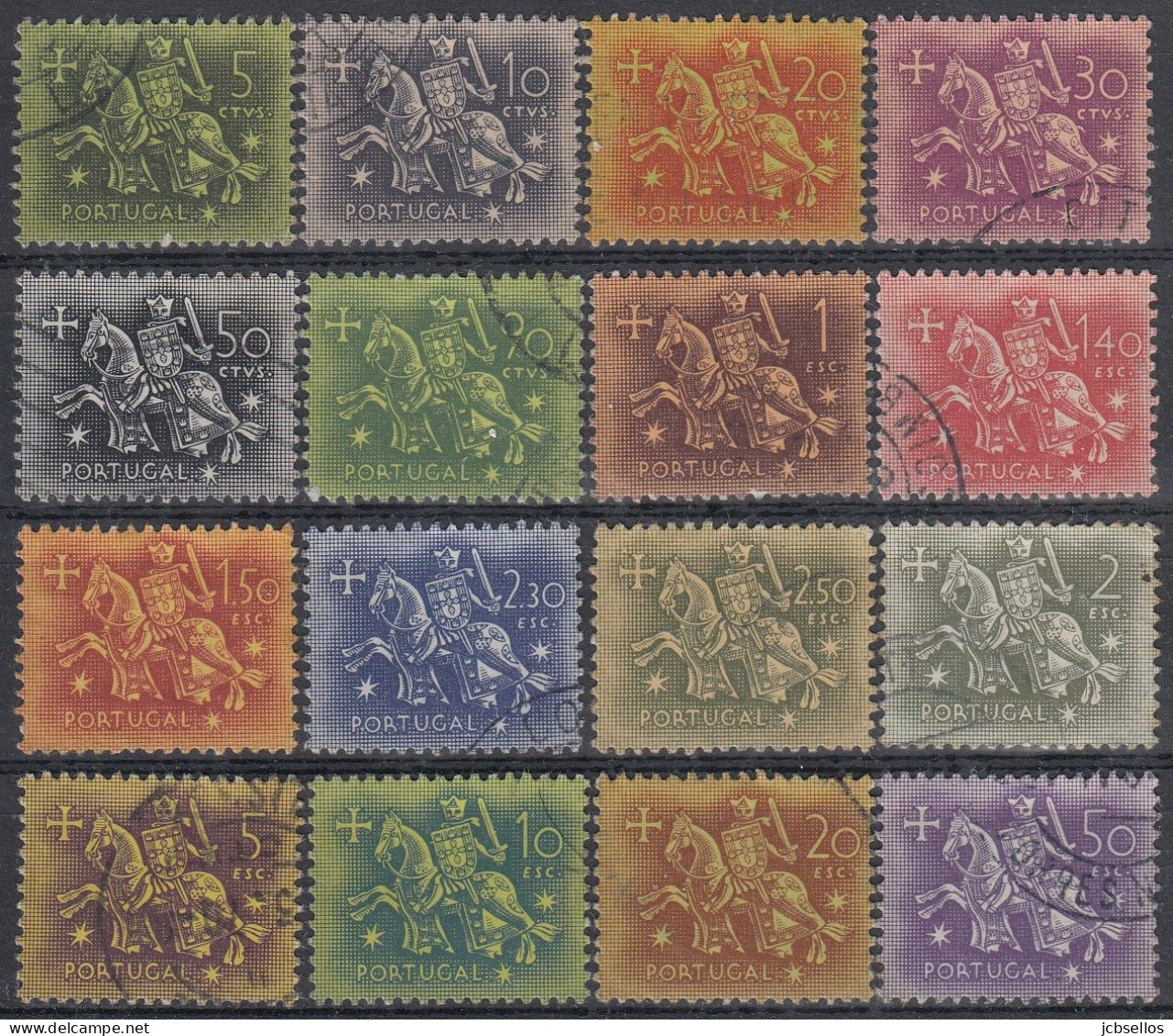PORTUGAL 1953-1956 Nº 774/788 USADO - Used Stamps