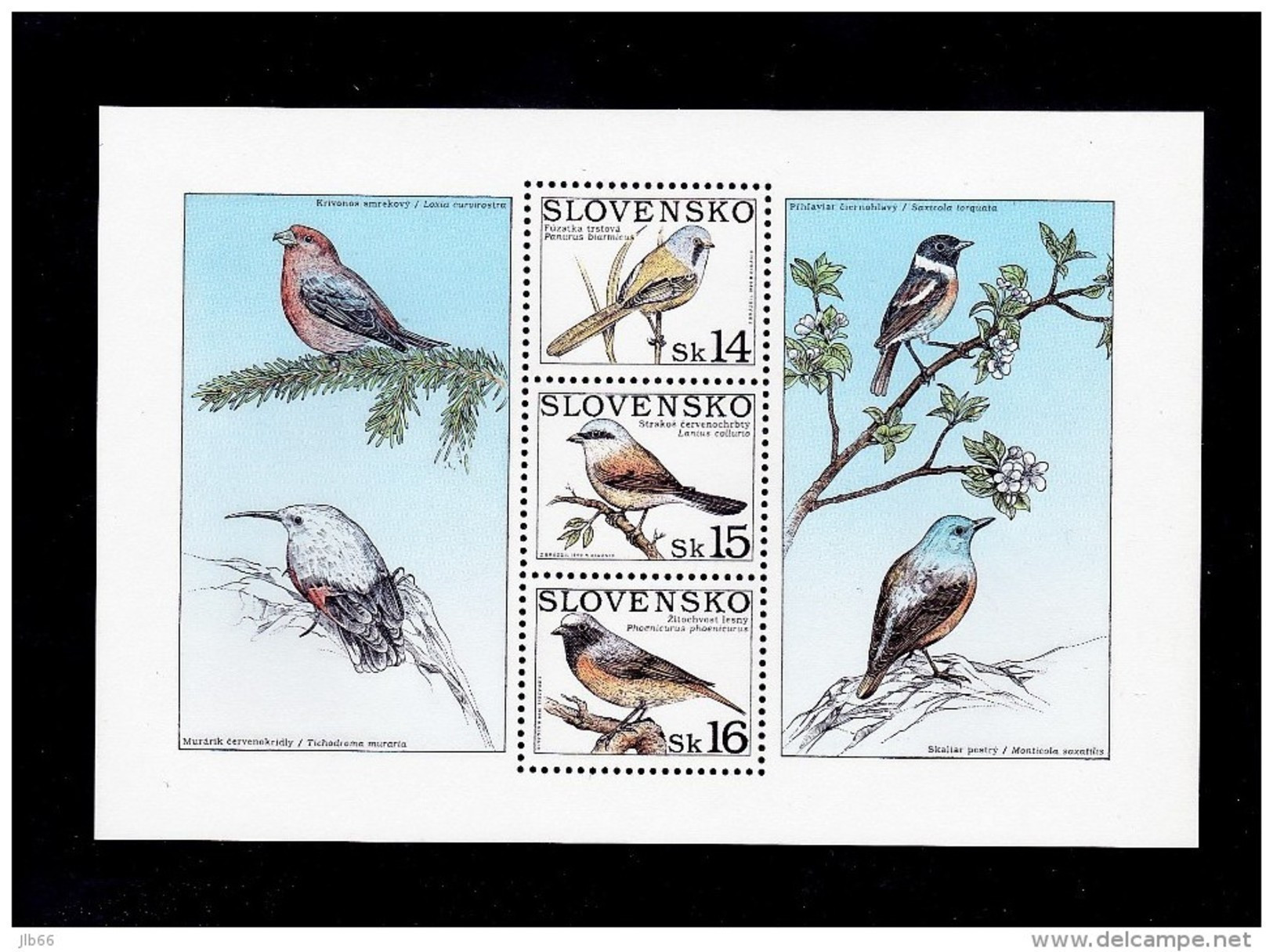 Oiseaux Chanteurs 1999  YT BF 13 Neuf  ; Mi Block 13 Mint  Birds Singvögel - Hojas Bloque