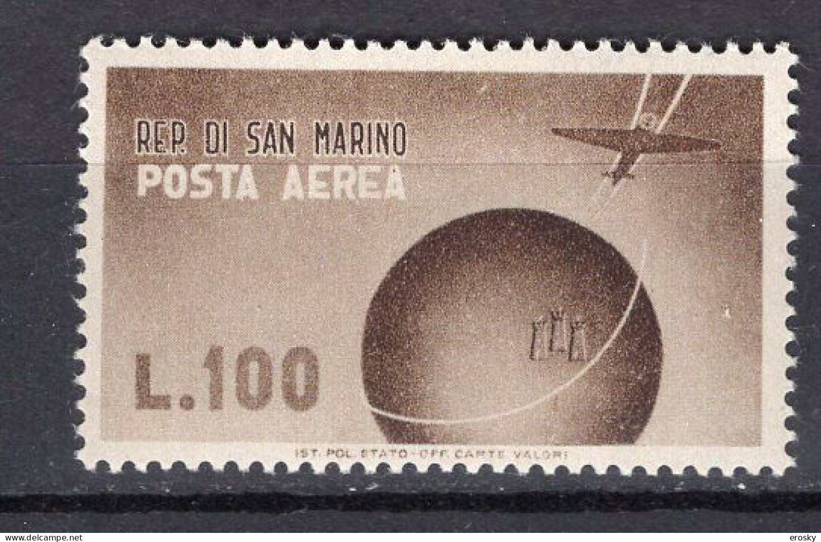 Y9069 - SAN MARINO Aerea Ss N°60 - SAINT-MARIN Aerienne Yv N°52 ** - Luftpost