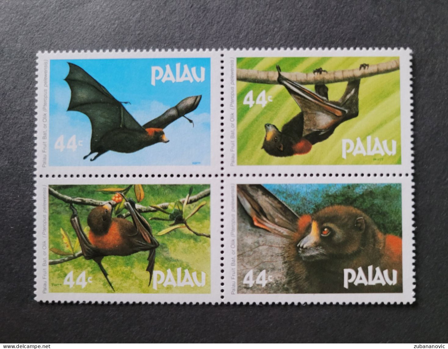 Palau 1987 Bats - Fledermäuse