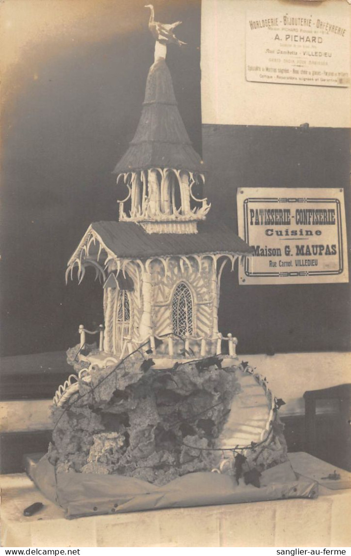 CPA 50 VILLEDIEU / CARTE PHOTO / PATISSERIE CONFISERIE CUISINE / MAISON G.MAUPAS / RUE CARNOT - Villedieu