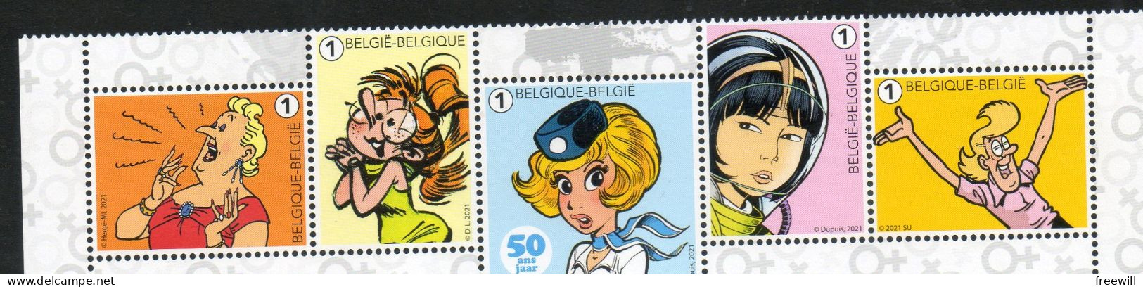 Belgique Les Dames De La B.D. Belge XXX - Philastrips