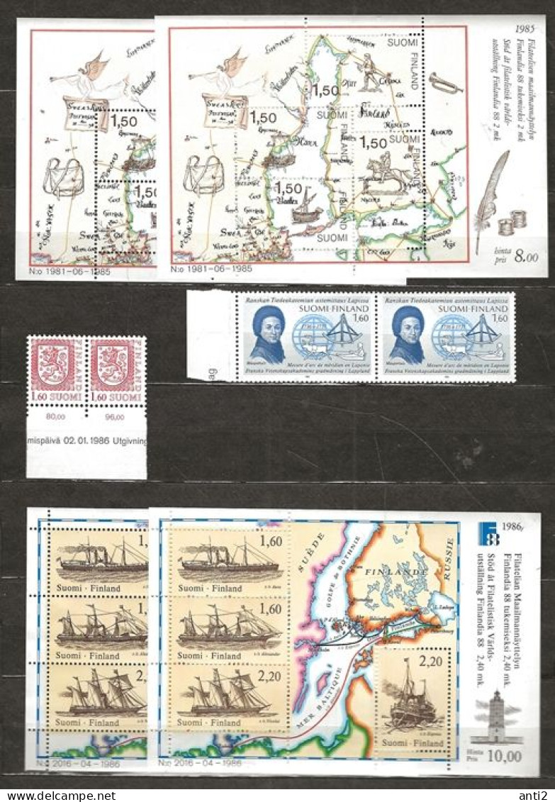 Finland Collection Mint And Cancelled   - In Stockbook10 Sheets A4  - See Images - Collections