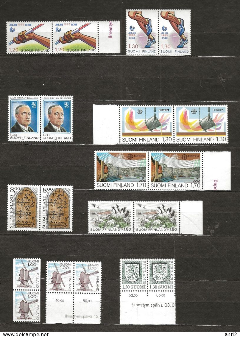 Finland collection mint and cancelled   - in stockbook10 sheets A4  - see images