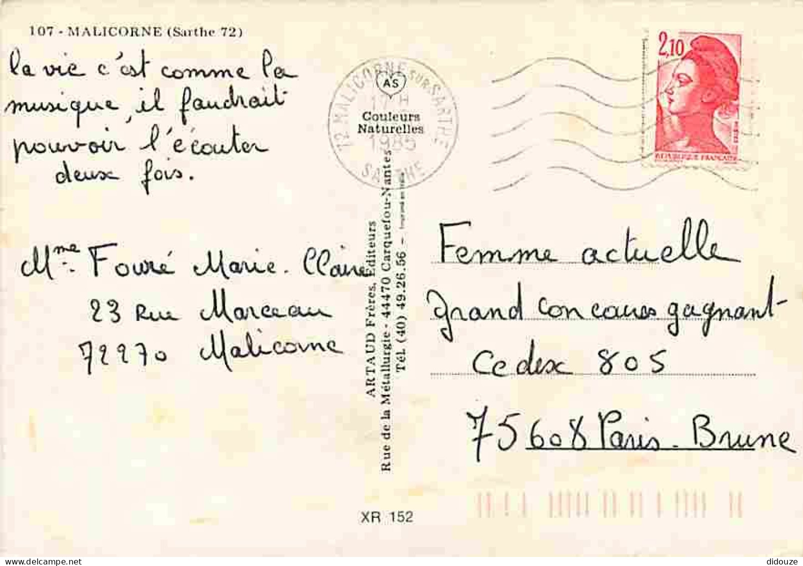 72 - Malicorne - Multivues - Blasons - CPM - Voir Scans Recto-Verso - Malicorne Sur Sarthe