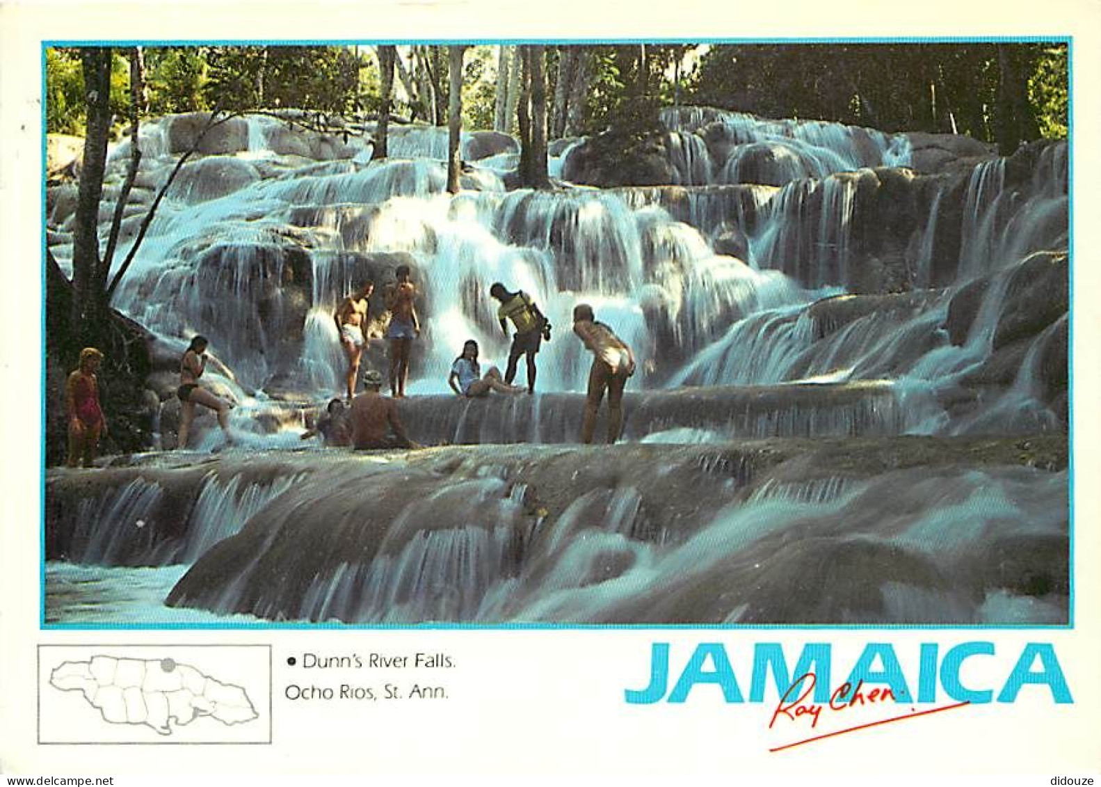 Antilles - Jamaïque - Jamaica - Dunn's River Falls - Femme En Maillot De Bain - Cascades - CPM - Voir Scans Recto-Verso - Jamaica