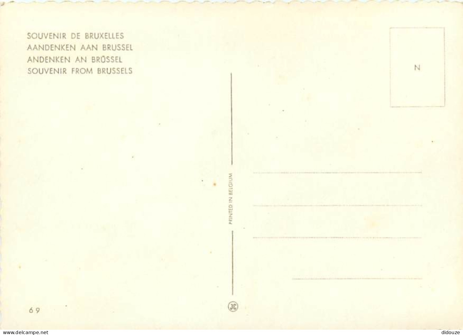 Belgique - Bruxelles - Brussel - Multivues - CPM - Voir Scans Recto-Verso - Mehransichten, Panoramakarten