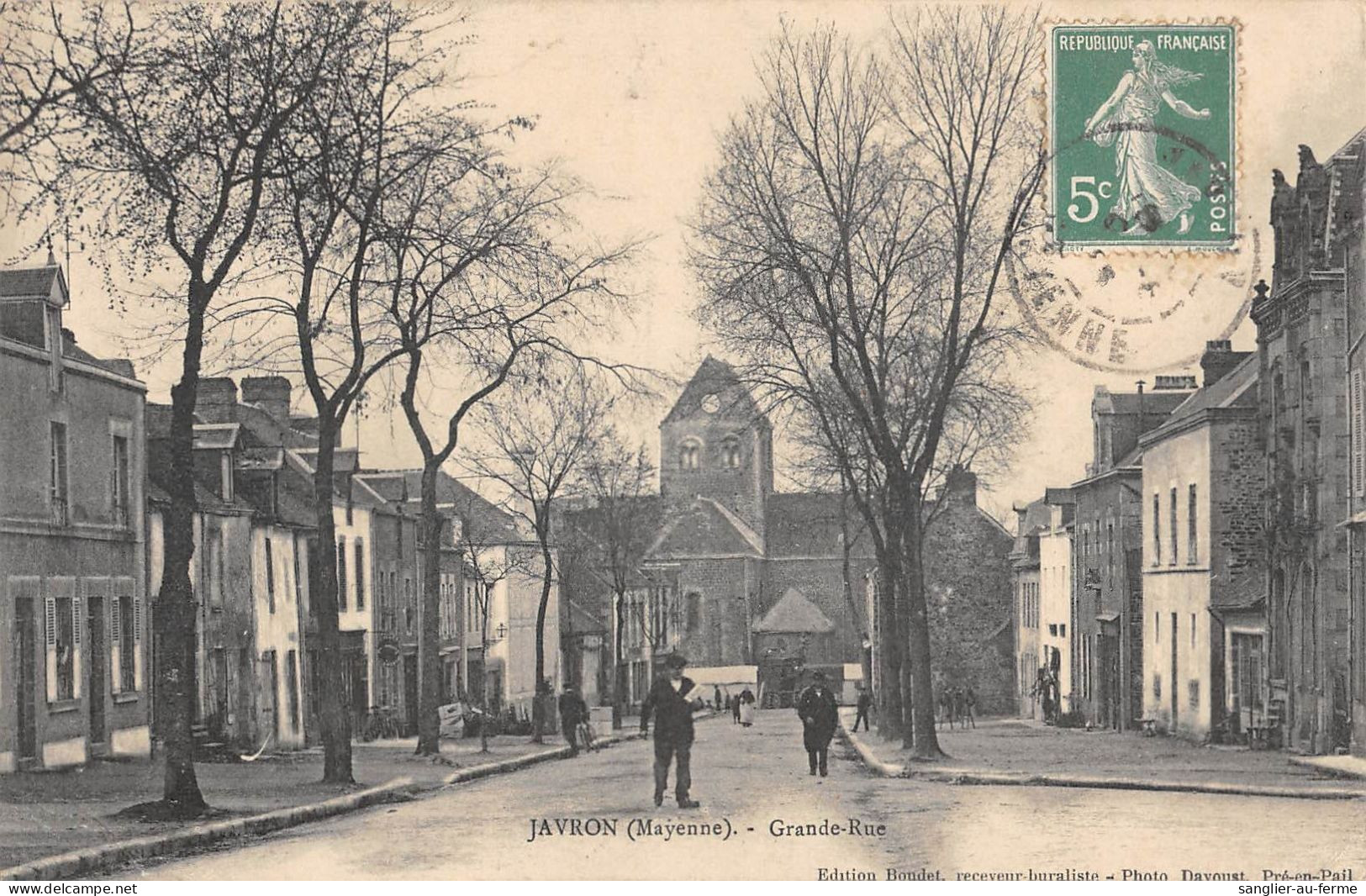 CPA 53 JAVRON / GRANDE RUE - Altri & Non Classificati