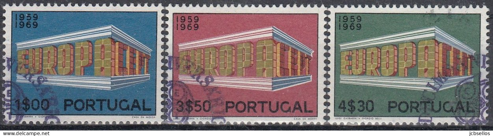 PORTUGAL 1969 Nº 1051/1053 USADO - Gebraucht