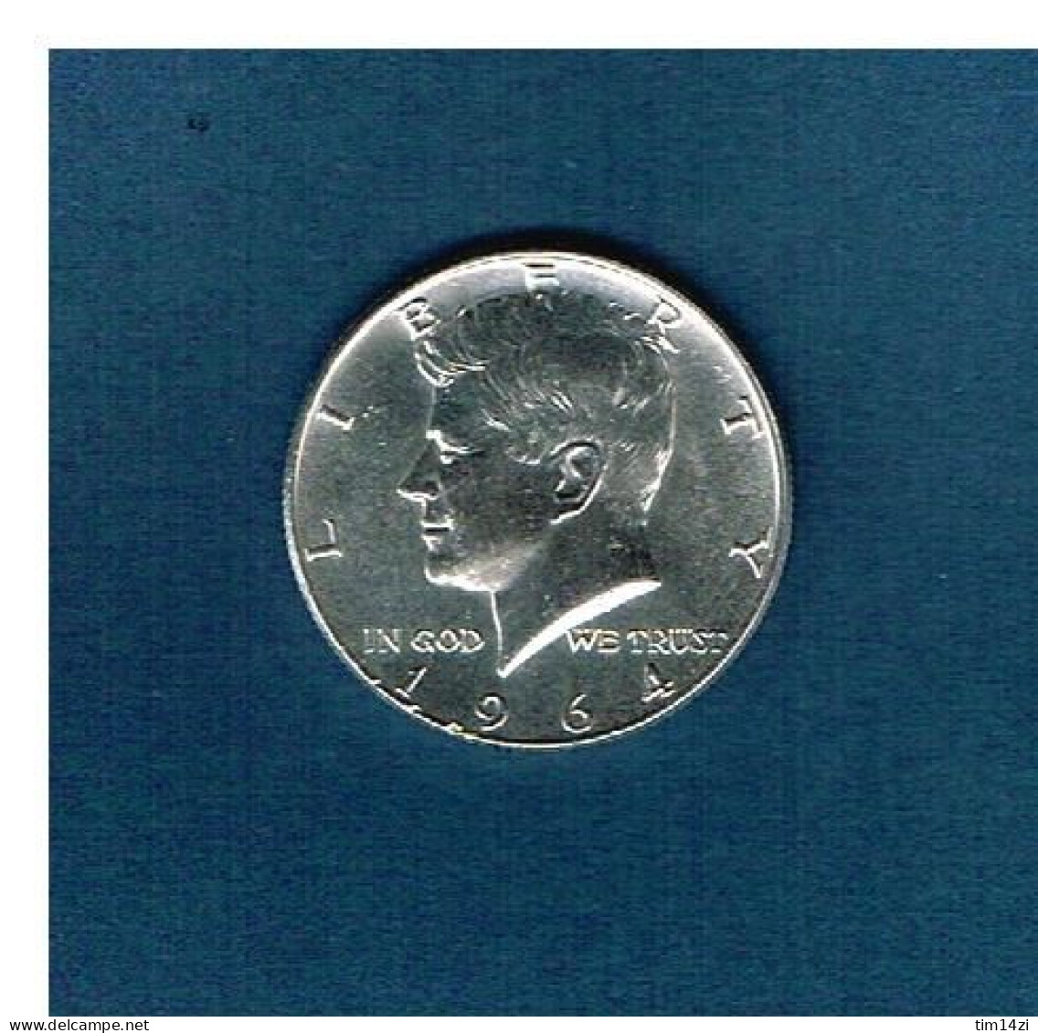 ETATS UNIS - 1964 - HALF DOLLAR KENNEDY - ARGENT - SUPERBE - 1964-…: Kennedy