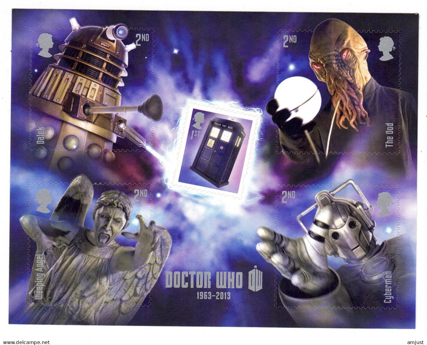Grande-Bretagne // England // 2013 // Bloc-feuillet ** MNH Doctor Who - Hojas Bloque
